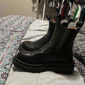 Black boots